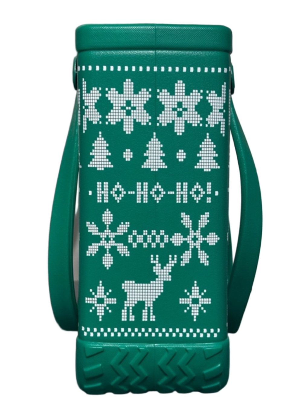 Bogg Bag Large Holiday Green Ugly Christmas Sweater Tote Waterproof NWT - Picture 6 of 8